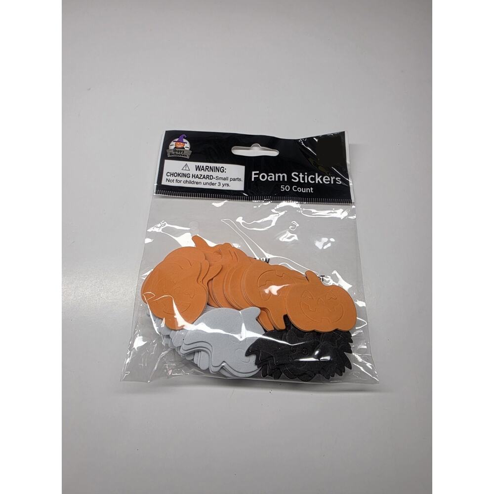 Happy Halloween Foam Stickers - 50 Stickers 🎃👻NEW